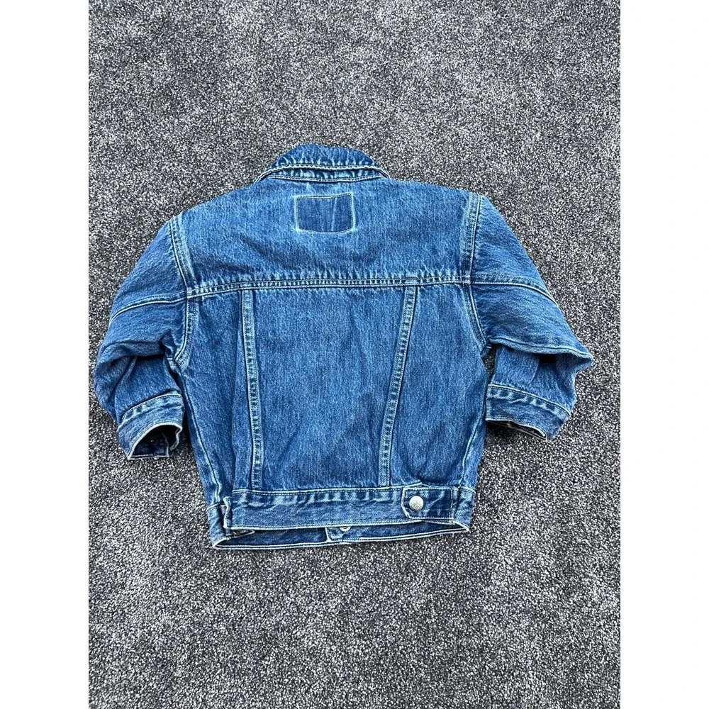 Oshkosh Toddler Infant‎ Jean Denim Trucker Jacket Sz 24M Unisex